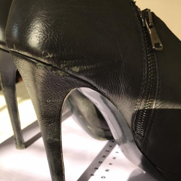 Peep toes booties - Picture 4 of 5